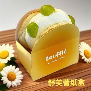 Hộp giấy đựng bánh cuộn, bánh tròn -100 cái - Dây - Ảnh 2