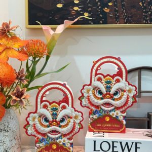 Hộp bánh trung thu 1 bánh Lân Ngọc Ngà - 10 Cái