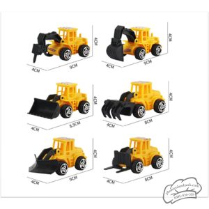 Bộ 6 xe máy xúc - Bộ