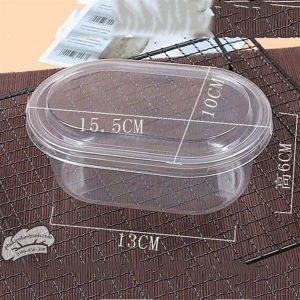 Hộp oval nhựa PET XY150G - 50 Cái