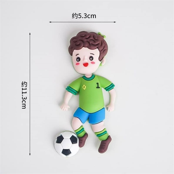 SC silicon Cậu bé bóng đá - Que