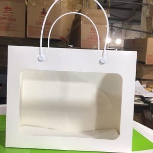 Túi giấy đựng quà trắng 20x20x10 cm Nhỏ - Cái