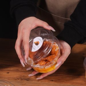 Hộp nhựa 350ml nắp Bằng 117-12oz - 50 Cái - Ảnh 3