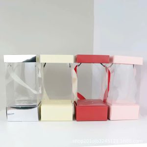 Alternative view of Hộp meka 10.5x10.5x21cm có đế màu hồng - 1 Cái