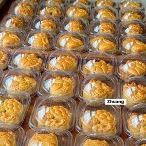Hộp cầu tròn đựng bánh trung thu 60-80gr - 50 Cái - Ảnh 3