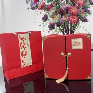 Hộp cứng 2 cánh khoá đồng 23x23x10cm - 10 Cái