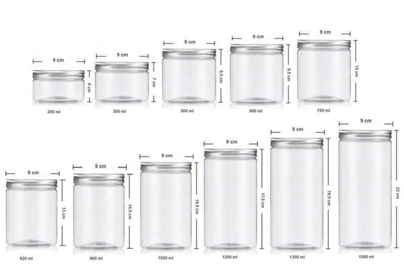 Hũ nhựa 600ml - 10 Cái