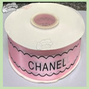 Ruy băng CHANEL 2.5cm x 43m Hồng nhạt - Cuộn