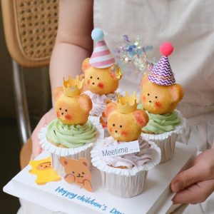 Cupcake giấy Muffin màu trắng - 50 Cái - Ảnh 4