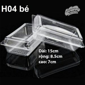Hộp H04 bé PET - 100 Cái