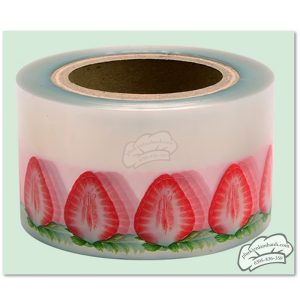 Quấn thành bánh meka dâu tây - Cuộn