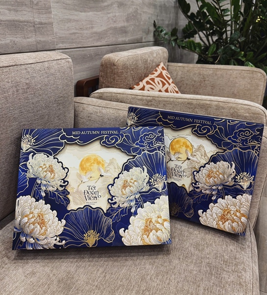 Hộp bánh trung thu Lam Cúc - 6 bánh - 10 Cái - Ảnh 2