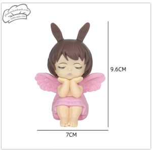 Em bé thiên sứ tai thỏ cánh nhỏ tóc nâu L2 - Con