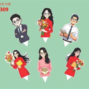 Set cắm thầy cô - Set