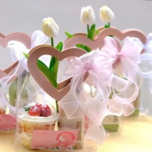 Túi quai xách Tim HỒNG 20x18 ngang 10cm - Cái - Ảnh 3