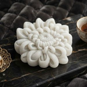 Khuôn bánh Trung thu 3 mặt tròn150gr Cúc Phúc Nở - Ảnh 2