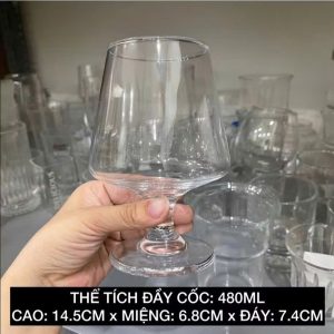 Ly thuỷ tinh 1468 480ml chân thấp - 1 Cái - Ảnh 4