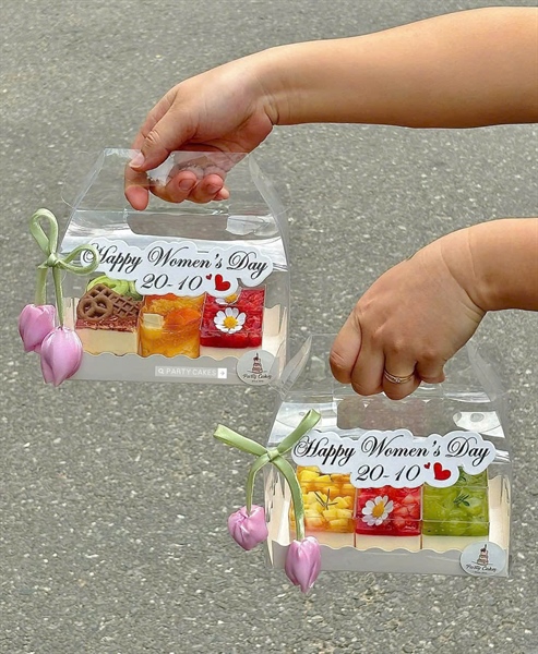 Nơ tuylip vải sz to dài màu ngẫu nhiên 10c/ túi - Set - Ảnh 4