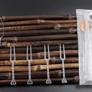 Set dao thìa trong suốt ăn bánh trung thu - 100 Set