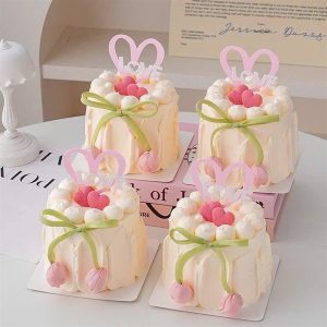 Nơ tuylip vải sz to dài màu ngẫu nhiên 10c/ túi - Set