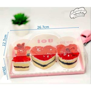 Hộp khuôn chữ I🖤U hộp có quai xách - 5 Cái