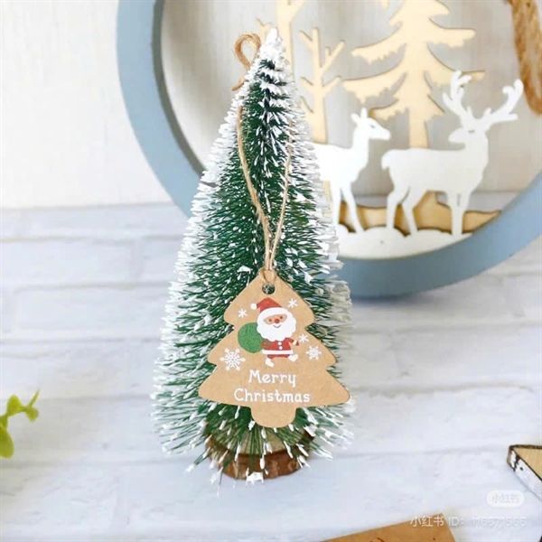 Tag giấy 48 thẻ Noel kèm dây - Set - Ảnh 3