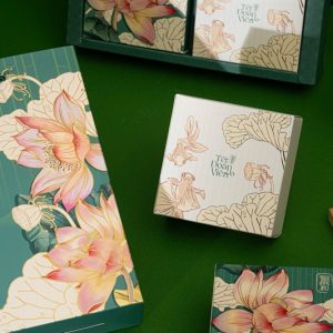 Hộp bánh trung thu Sen Phú Quý - 4 bánh - 10 Cái