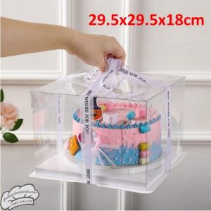29.5x29.5x18cm Hộp mica 3CT 1 tầng - 3101 - 5 Cái