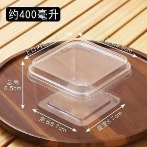 Hộp nhựa PET JLH10-6 400ml - 50 Cái