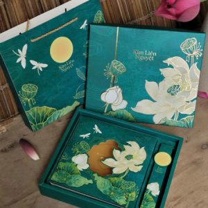 Trung thu Kim Liên Nguyệt 300-600gr - 1b Xanh - 10 Cái - Ảnh 3
