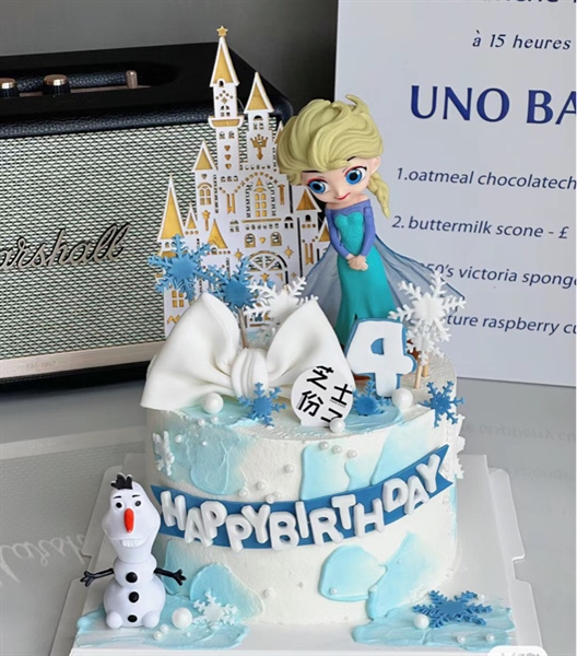 Tượng elsa nhẹ xanh dương - Con - Ảnh 4