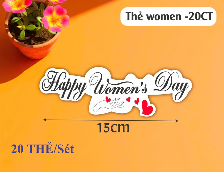 Tag women day 15cm( 20pcs) - Set
