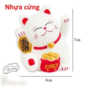 Mèo thần tài nhựa cứng - Con