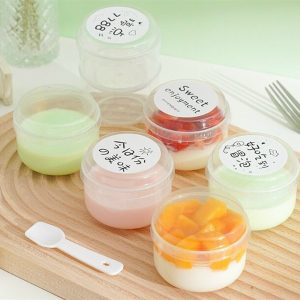 Cốc chịu nhiệt GD2001 có nắp 122ml - 10 Cái