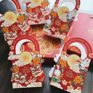 Hộp bánh trung thu Thỏ Lân - 1b Đỏ - 10 Cái - Ảnh 2