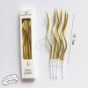 Nến sóng dài NHŨ vàng gold - Vỉ