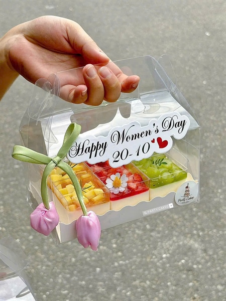 Nơ tuylip vải sz to dài màu ngẫu nhiên 10c/ túi - Set - Ảnh 3