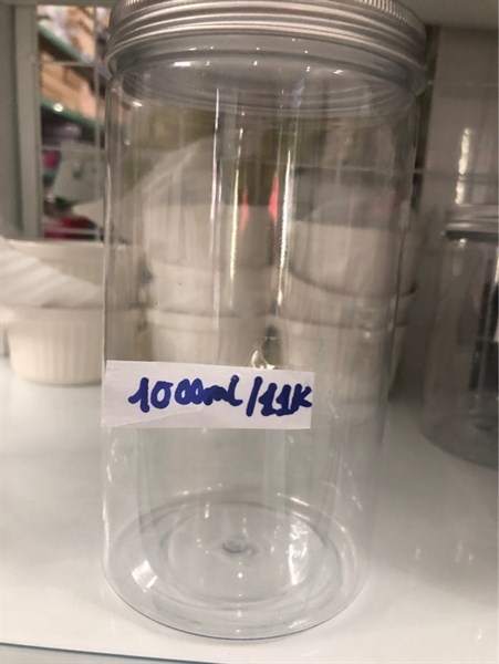 Hũ nhựa nắp nhôm vặn 1000ml - 10 Cái