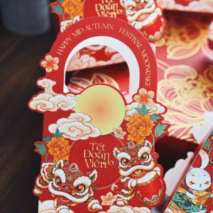 Hộp bánh trung thu Thỏ Lân - 1b Đỏ - 10 Cái - Ảnh 3