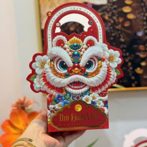 Hộp bánh trung thu 1 bánh Lân Ngọc Ngà - 10 Cái - Ảnh 2